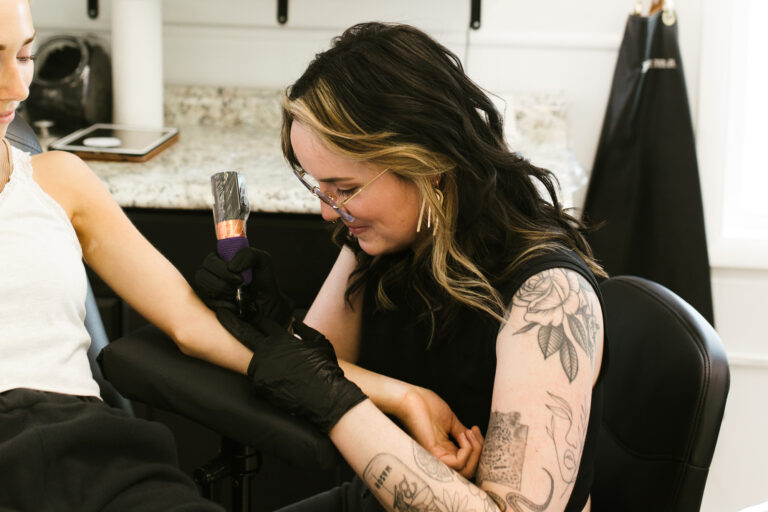 Emma Friesen Leaf and Arrow Tattoo York, PA Custom Tattoo Shop